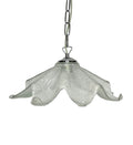 Lampadario a Sospensione Moderno in Vetro Murano, 1 Luce, per Cucina, Bagno, Camera, Soggiorno, Scala, Corridoio art. 8 punte