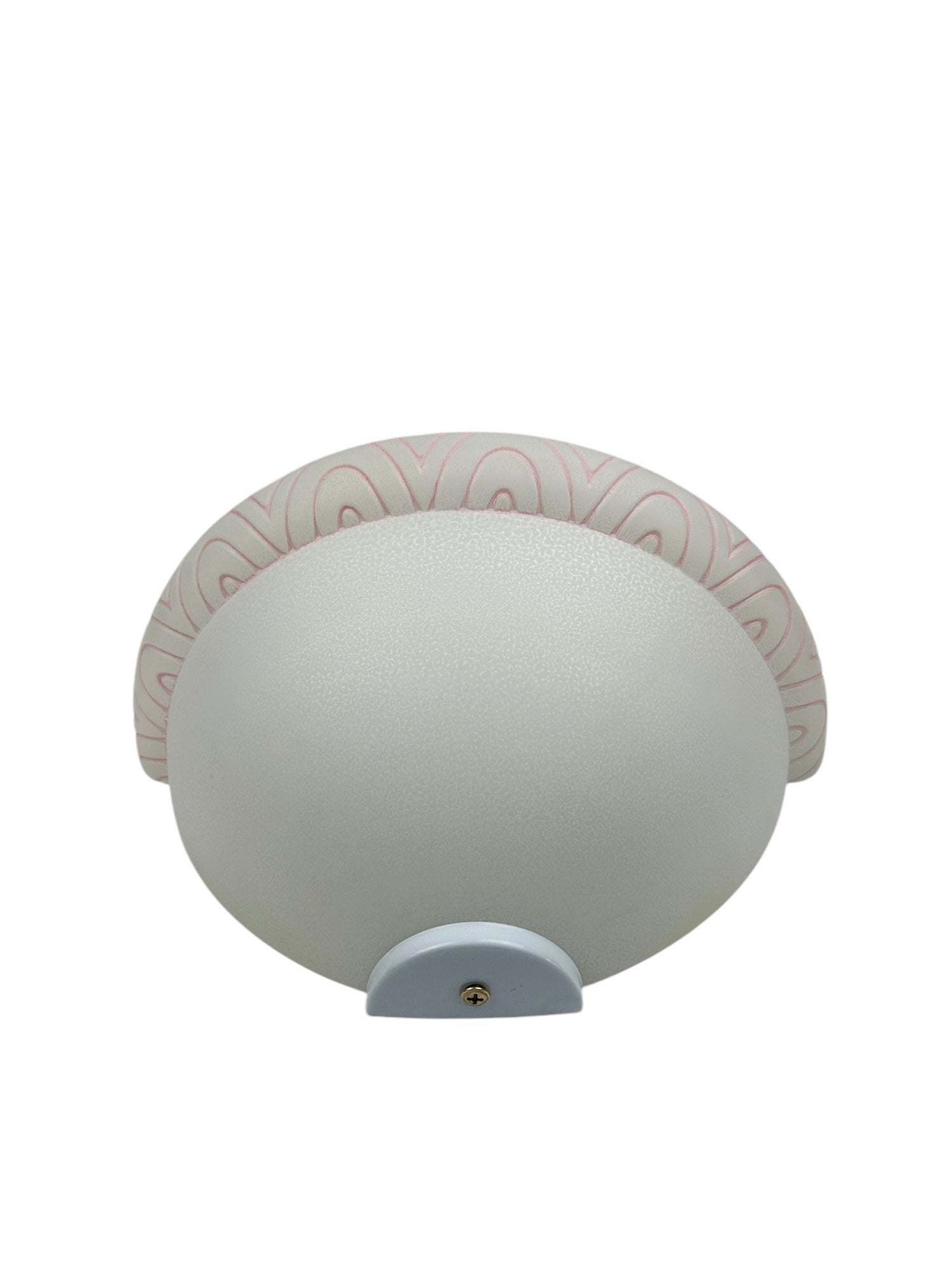 Applique Classica in Vetro, Lampada da Parete a Mezzaluna, 1 Luce, per Bagno, Camera, Soggiorno, Cucina, Scala, Corridoio art. goccia rosa