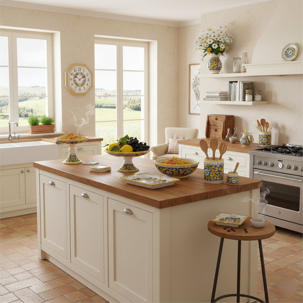 Portacenere in ceramica decorata a mano da ceramisti siciliani barocco art 27