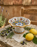 Small ceramic centerpiece decorated by hand by Sicilian ceramists baroque art 5