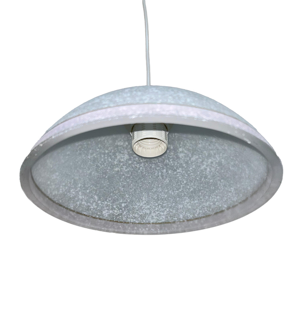 Lampadario a Sospensione Classico in Vetro, 1 Luce, per Cucina, Bagno, Camera, Soggiorno, Scala, Corridoio art. Cupola (ROSA)