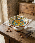 Small ceramic centerpiece decorated by hand by Sicilian ceramists Gianluca Art 5