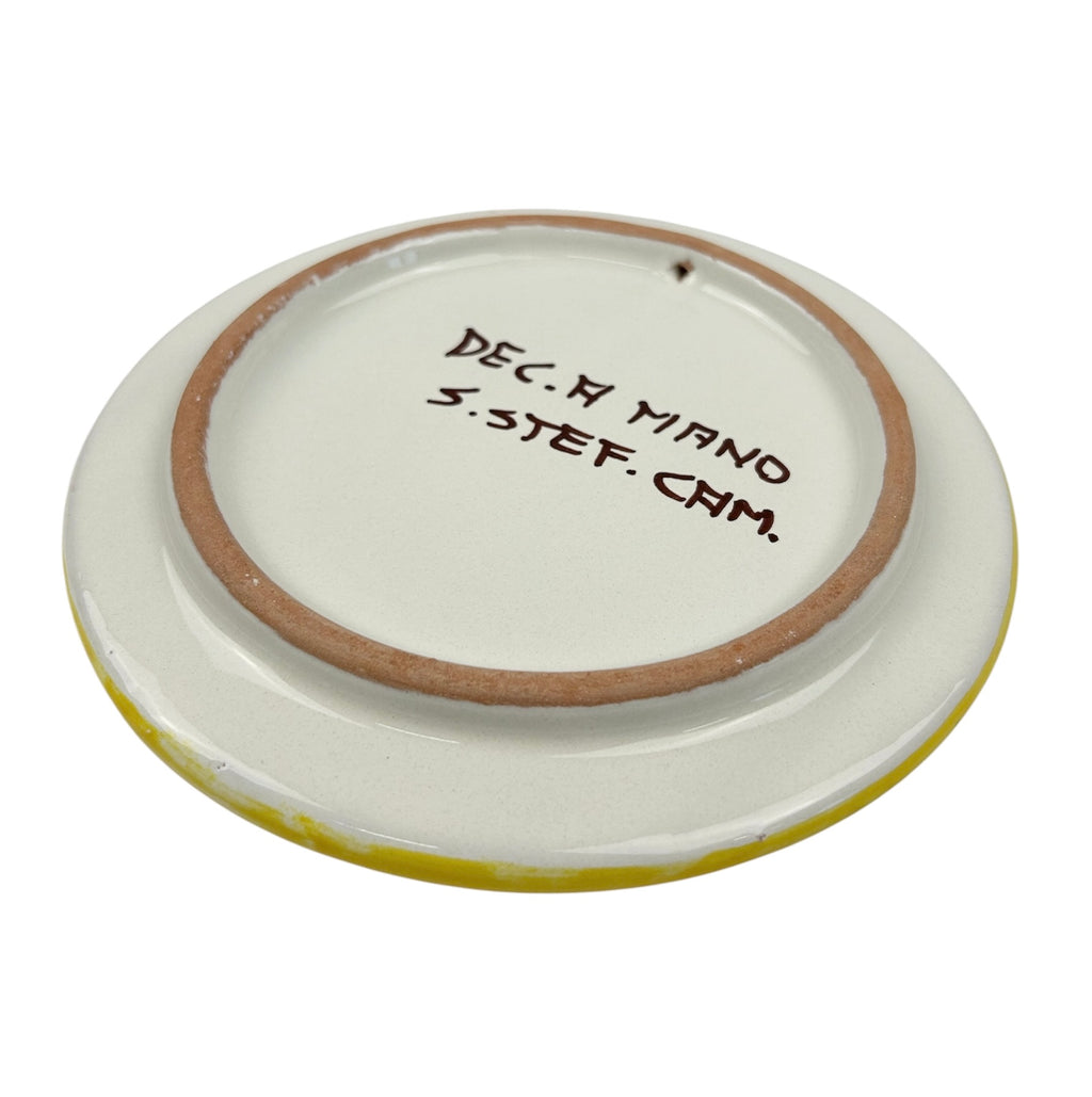 Sottopentola in ceramica decorata a mano da ceramisti siciliani gomes art 19