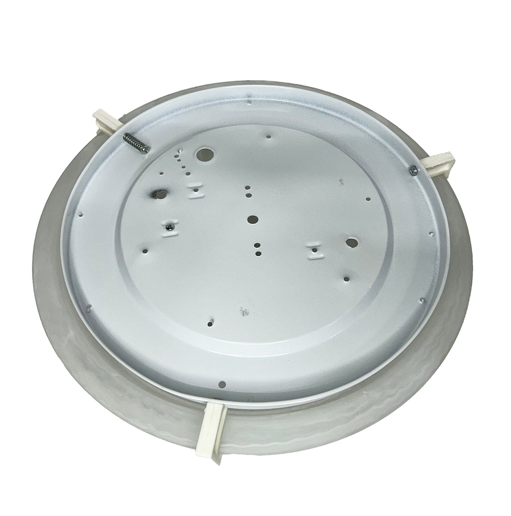Plafoniera da soffitto moderna in vetro rotonda decorata camera da letto, sala da pranzo, cucina, bagno, ingresso art. marmo bianco