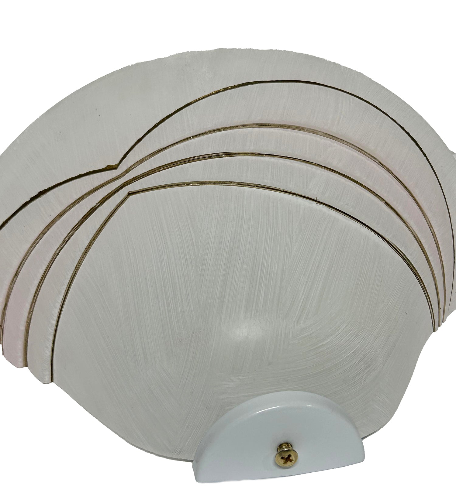 Applique Classica in Vetro, Lampada da Parete a Mezzaluna, 1 Luce, per Bagno, Camera, Soggiorno, Cucina, Scala, Corridoio art. Mia