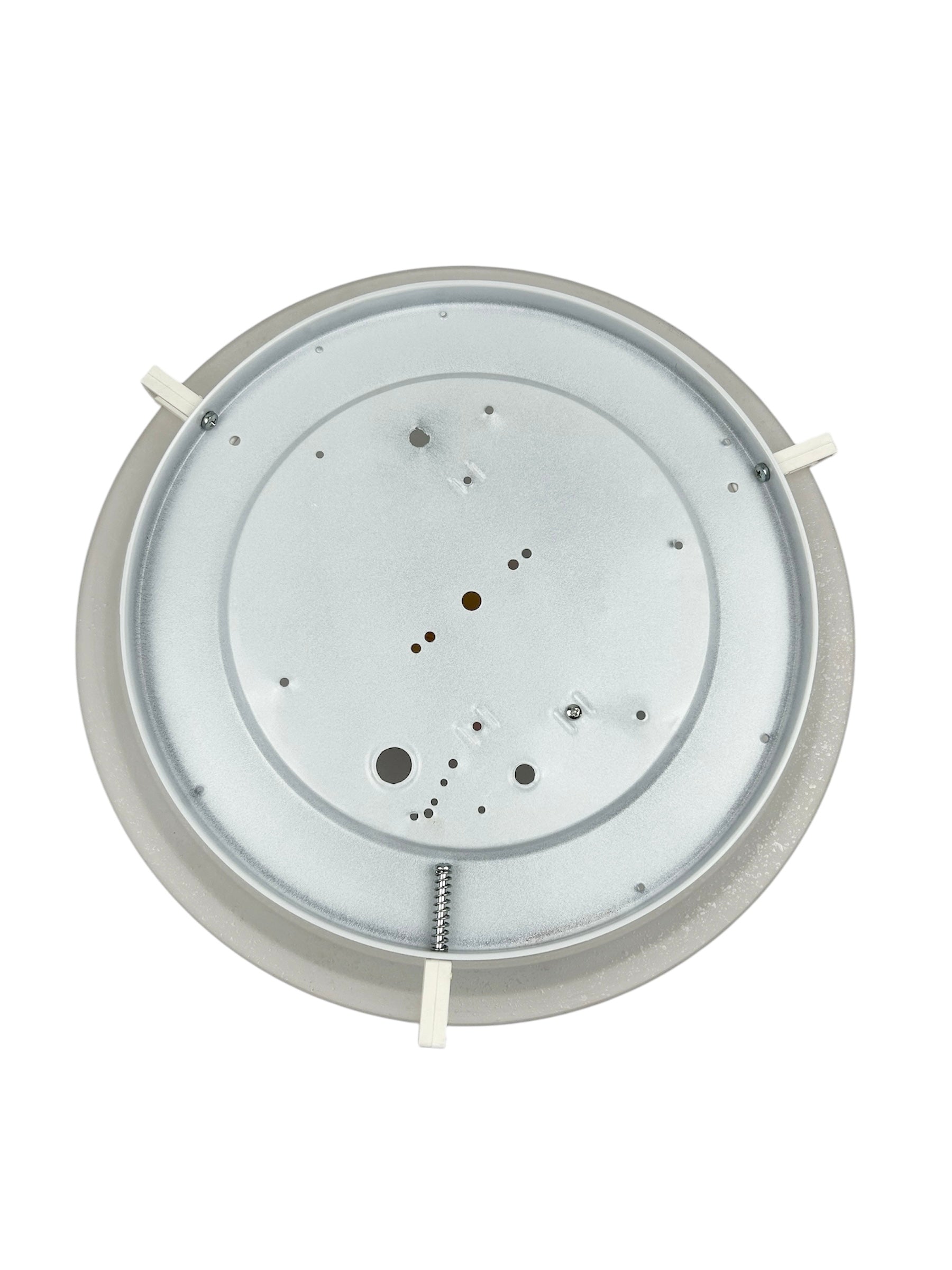 Plafoniera da soffitto classica in vetro rotonda decorata camera da letto, sala da pranzo, cucina, bagno, ingresso D 40 cm bottone (ROSA)
