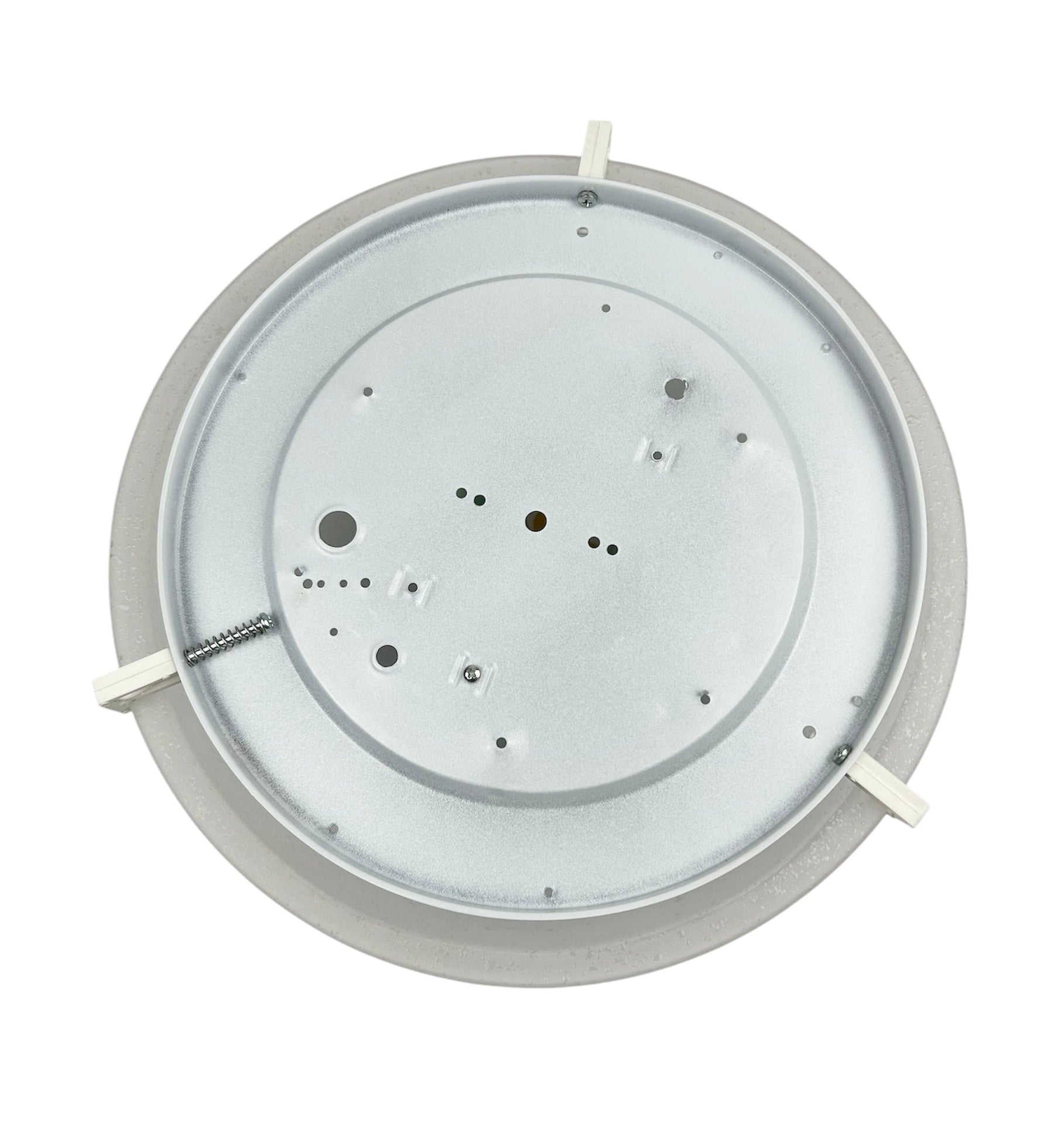 Plafoniera da soffitto classica in vetro rotonda decorata camera da letto, sala da pranzo, cucina, bagno, ingresso D 40 cm bottone (VERDE)