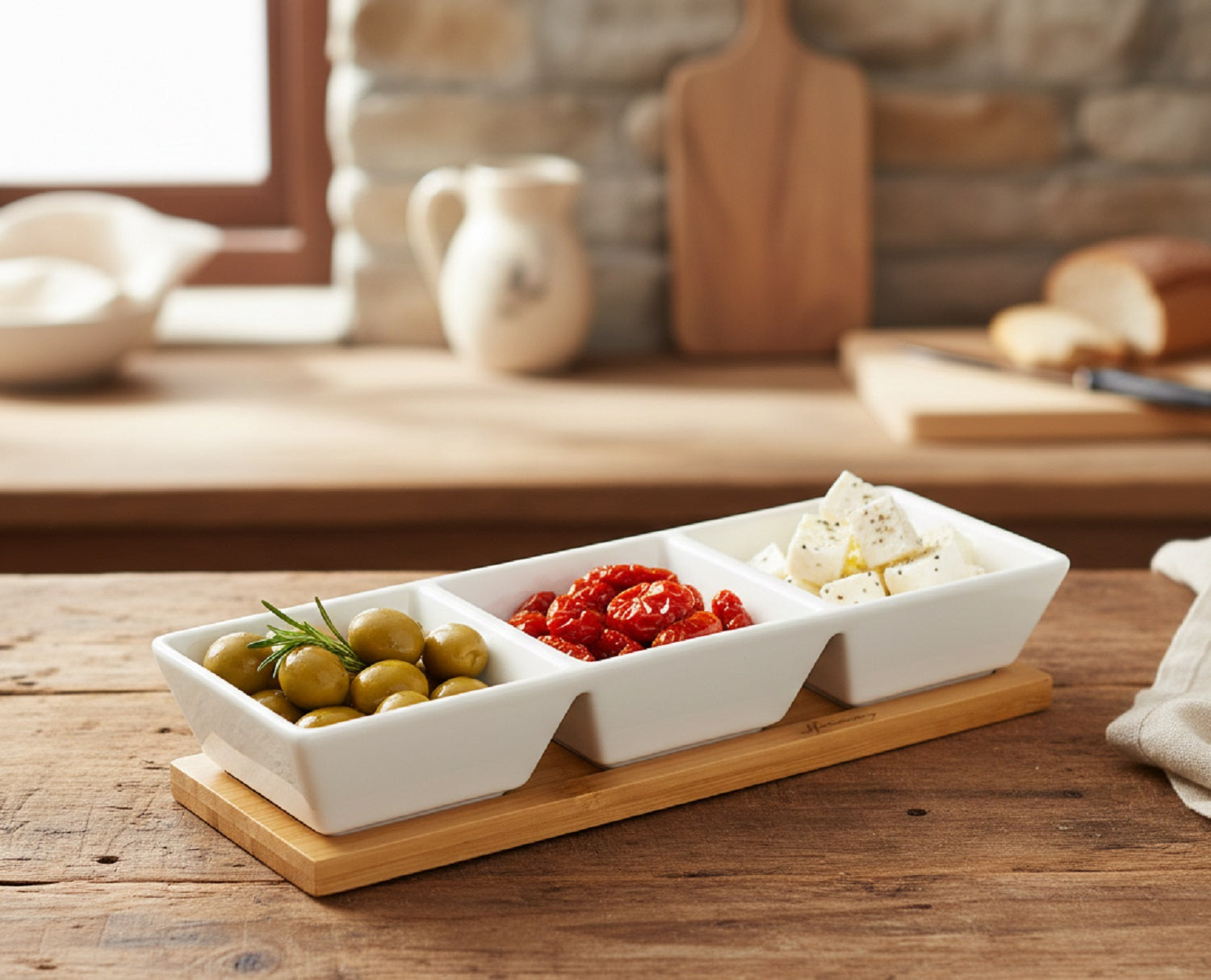 Antipastiera in porcellana bomboniera per matrimonio, ricorrenze, Harmony PRMT26114