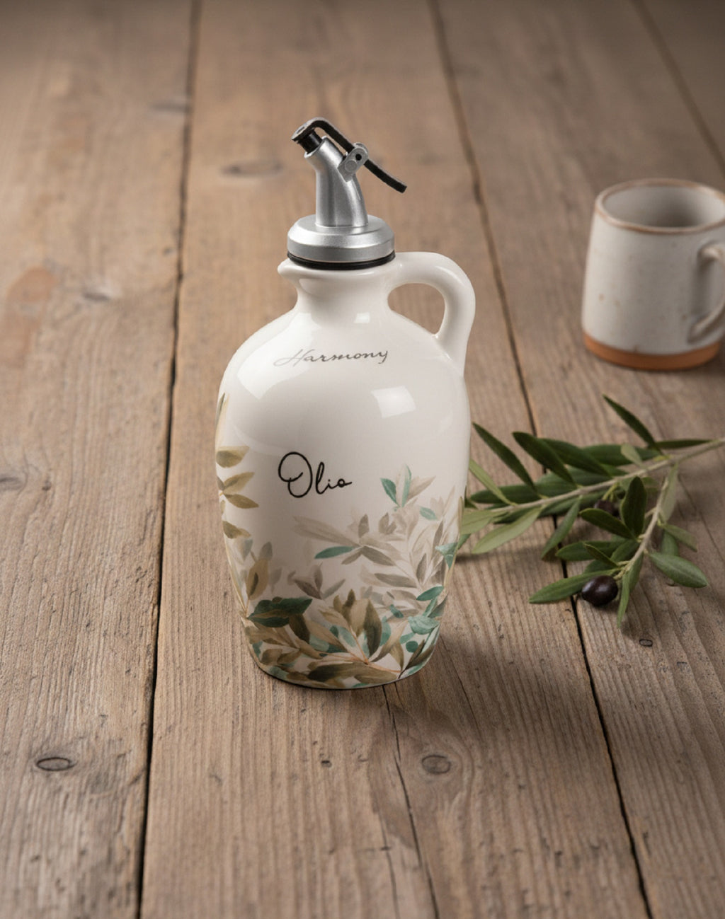 Oliera in porcellana bomboniera per matrimonio, ricorrenze, Harmony PRMT26189