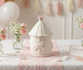Giostrina decorativa in porcellana bomboniera battesimo nascita bambina harmony PRNB25244