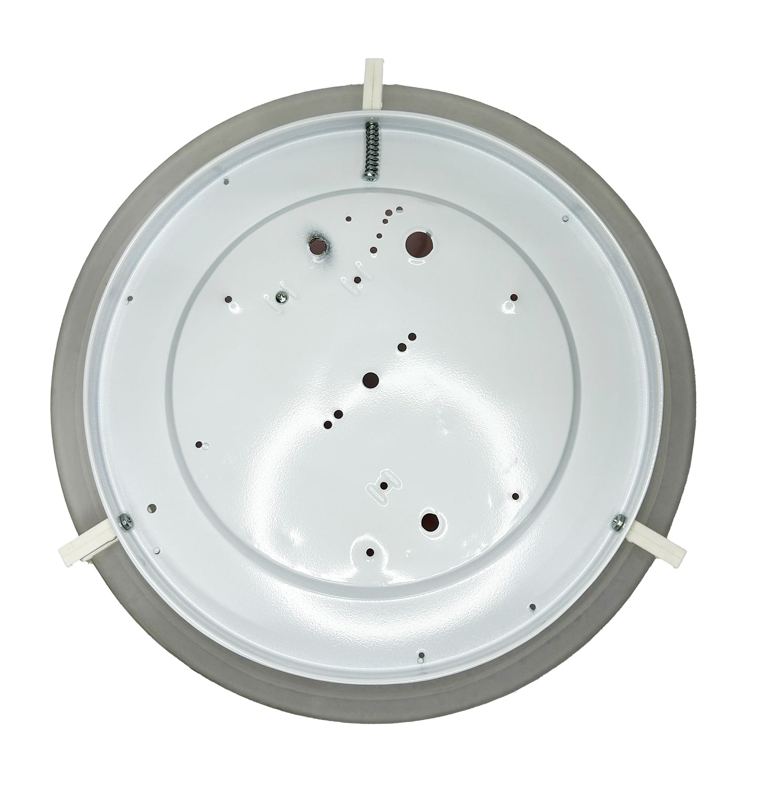 Plafoniera da soffitto classica in vetro rotonda decorata camera da letto, sala da pranzo, cucina, bagno, ingresso D 40 cm art. regina (ROSA)