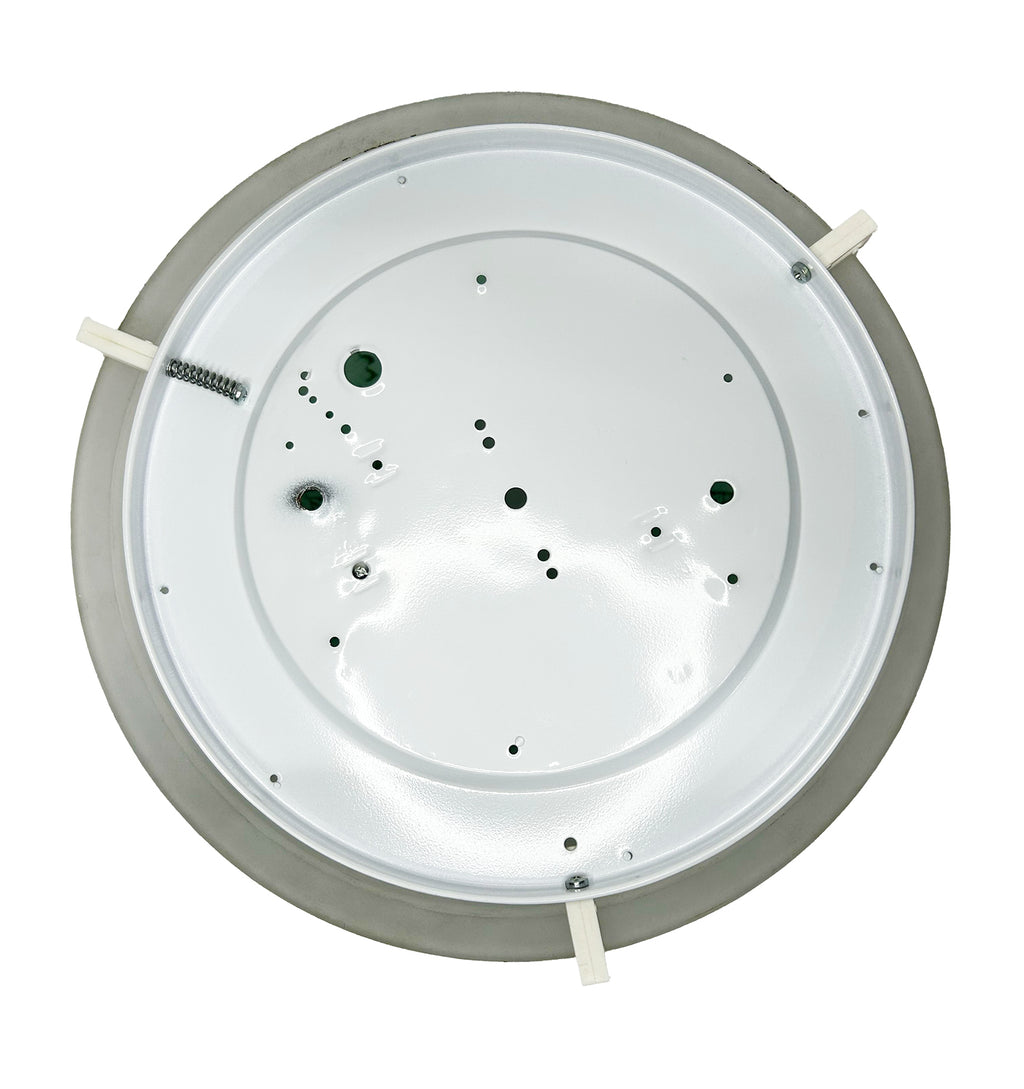 Plafoniera da soffitto classica in vetro rotonda decorata camera da letto, sala da pranzo, cucina, bagno, ingresso D 40 cm art. regina (VERDE)