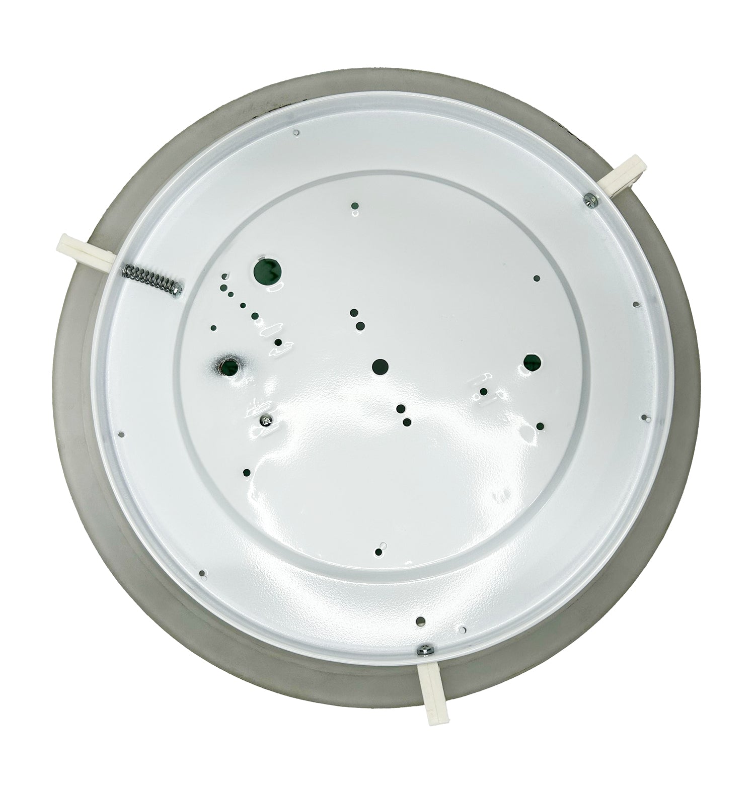 Plafoniera da soffitto classica in vetro rotonda decorata camera da letto, sala da pranzo, cucina, bagno, ingresso D 40 cm art. regina (VERDE)