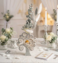 Profumatore albero della vita decorato con cuori e glitter argento per comunione bambino Harmony RSCM25043