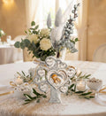 Profumatore albero della vita sacra famiglia decorato con cuori e glitter cresima bambina o bambino Harmony RSMT25046