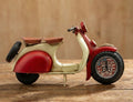 Bomboniera comunione e cresima sveglia moto vespina rossa in metallo harmony S2735L
