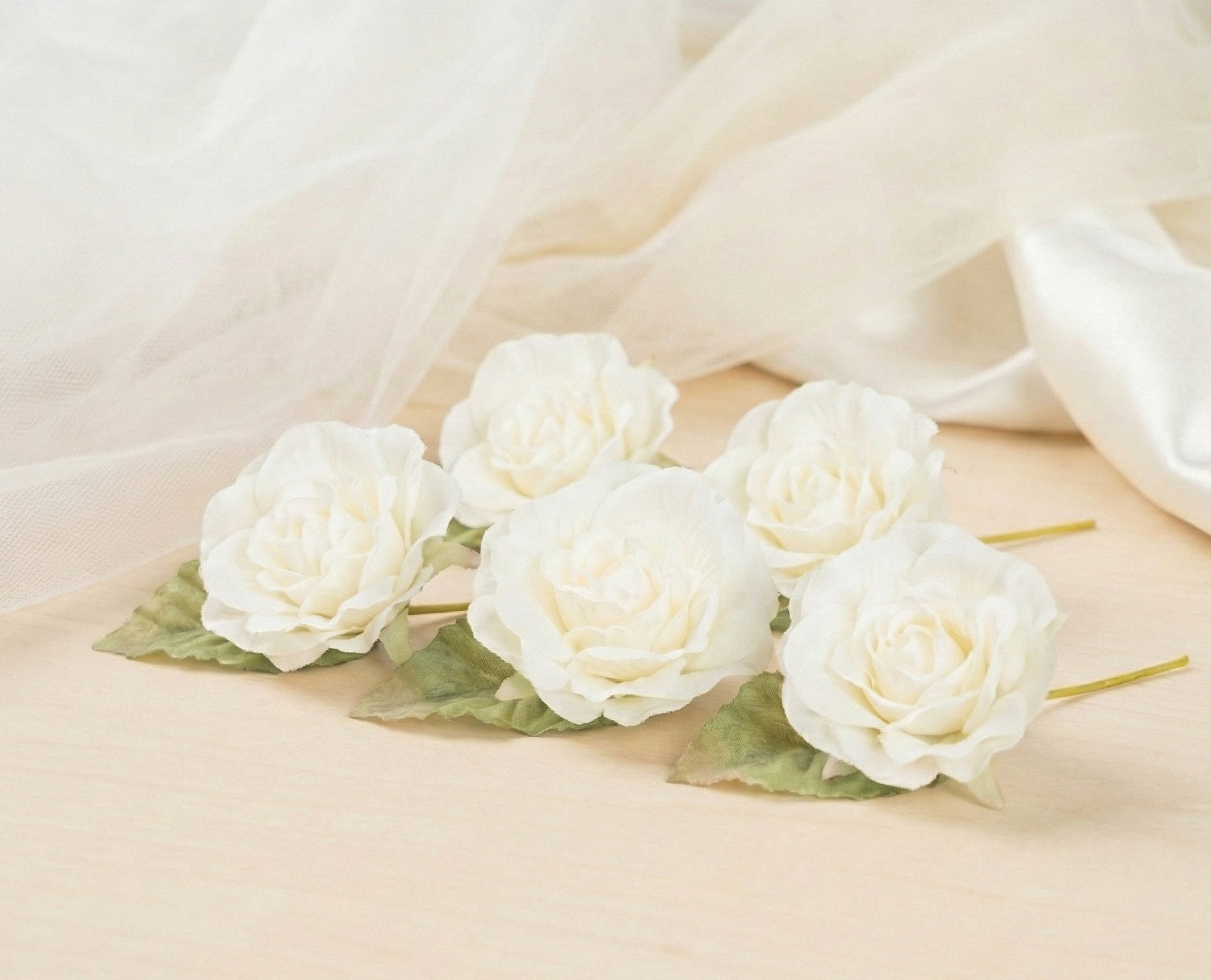 Set rosa da 5 pz decorazione bomboniera per comunione, cresima, matrimonio Harmony S3210A