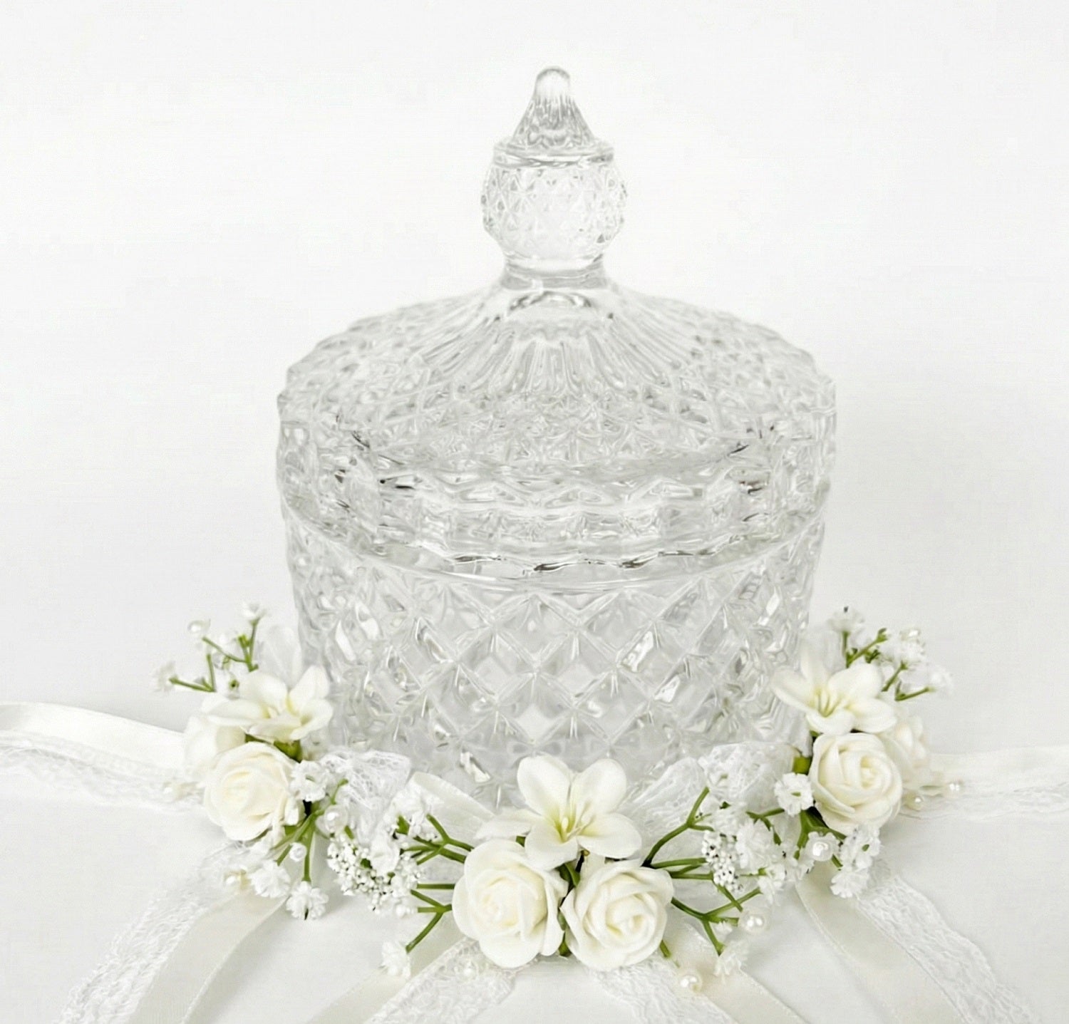 Bomboniera matrimonio elegante scatola in vetro harmony SNVT24156