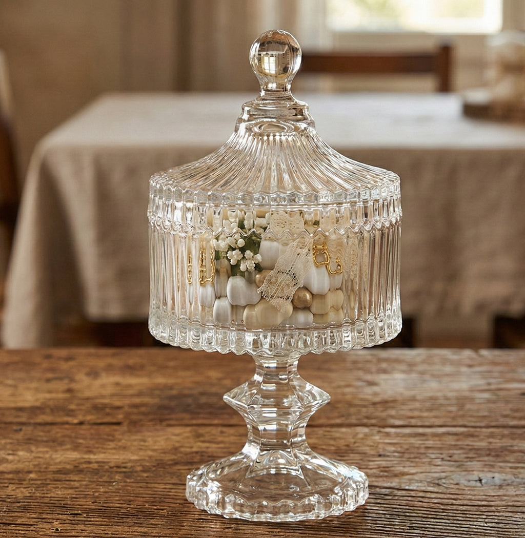 Bomboniera matrimonio elegante scatola in vetro harmony SNVT24219