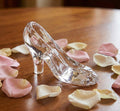 Scarpetta in vetro decorata bomboniera per comunione, cresima, matrimonio Harmony SNVT25266