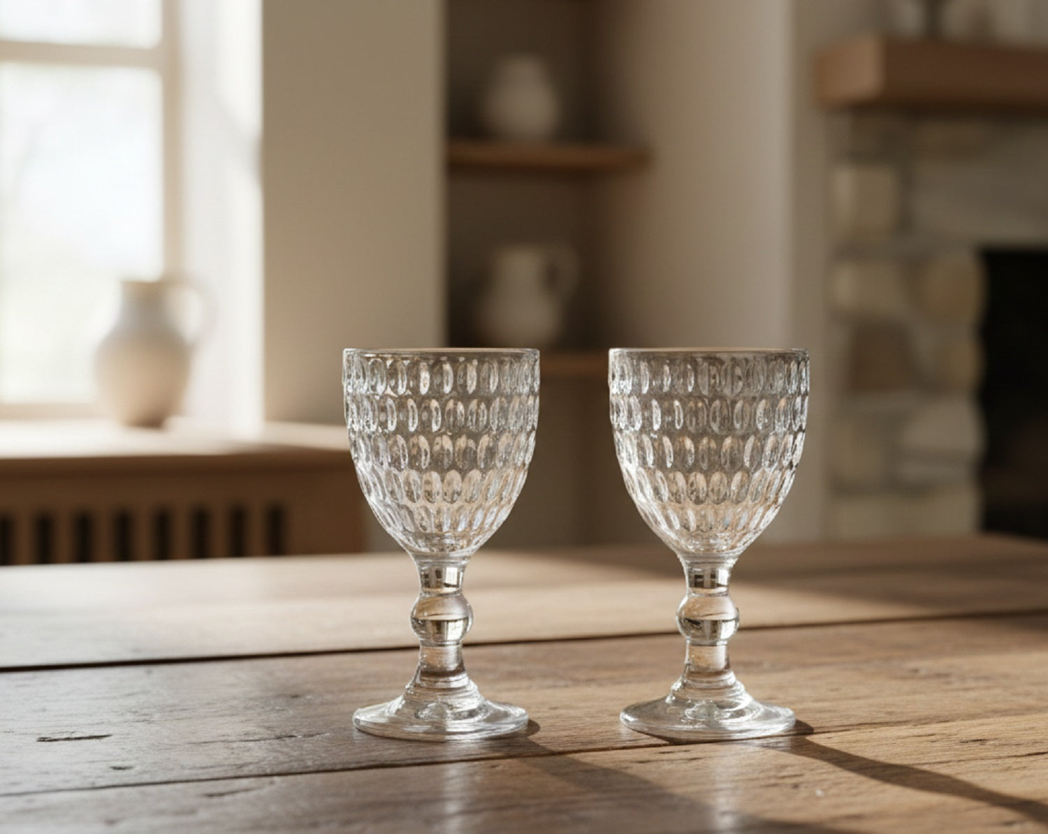 Set bicchierini da liquore in cristallo decorati bomboniera per matrimonio, ricorrenze, Harmony
