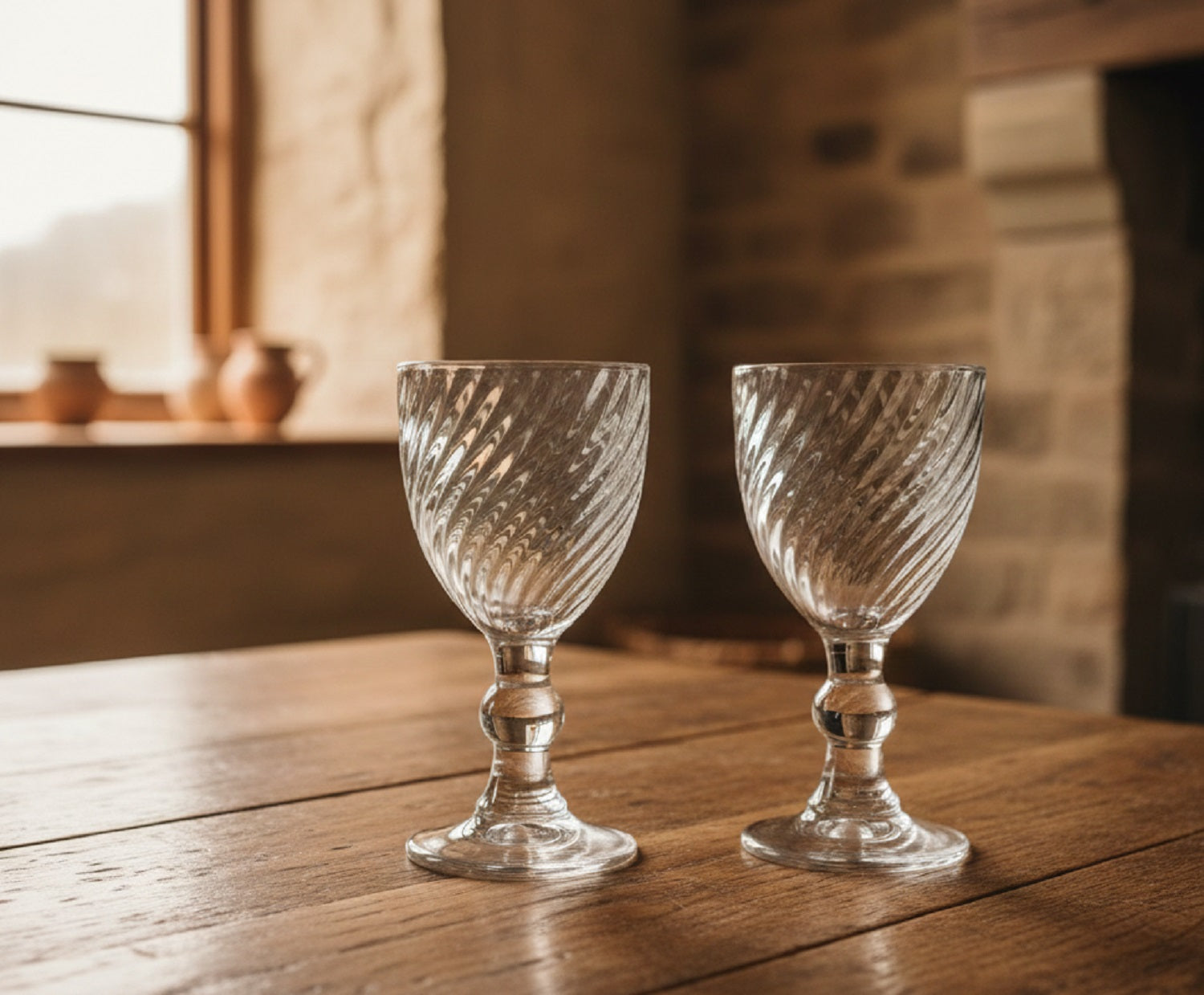 Set bicchierini da liquore con decoro onde bomboniera per matrimonio, ricorrenze, Harmony