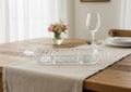 Antipastiera in vetro decorata bomboniera per matrimonio, ricorrenze, Harmony SNVT26030