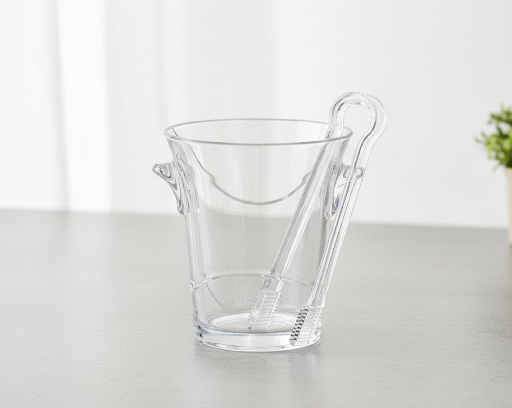 Secchiello per ghiaccio con pinza bomboniera per matrimonio, ricorrenze, Harmony SNVT26095