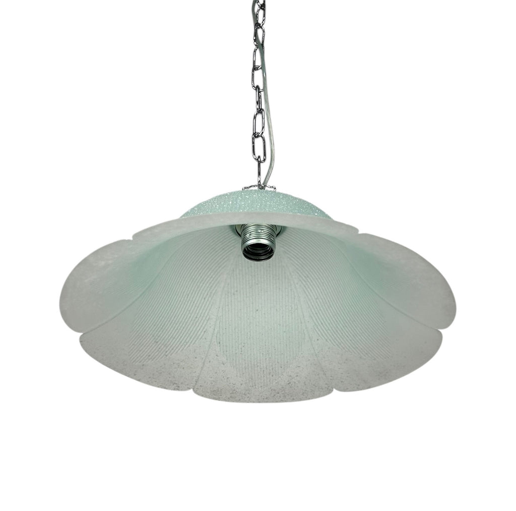 Lampadario a Sospensione Ingresso Moderno in Vetro, 1 Luce, per Cucina, Bagno, Camera, Soggiorno, Scala, Corridoio art. margherita verde