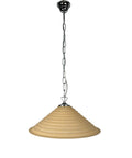 Lampadario a Sospensione Ingresso Classico in Vetro, 1 Luce, per Cucina, Bagno, Camera, Soggiorno, Scala, Corridoio art. stile (AMBRA)
