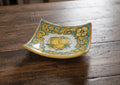 Svuotatasche in ceramica decorata a mano da ceramisti siciliani limoni art 26
