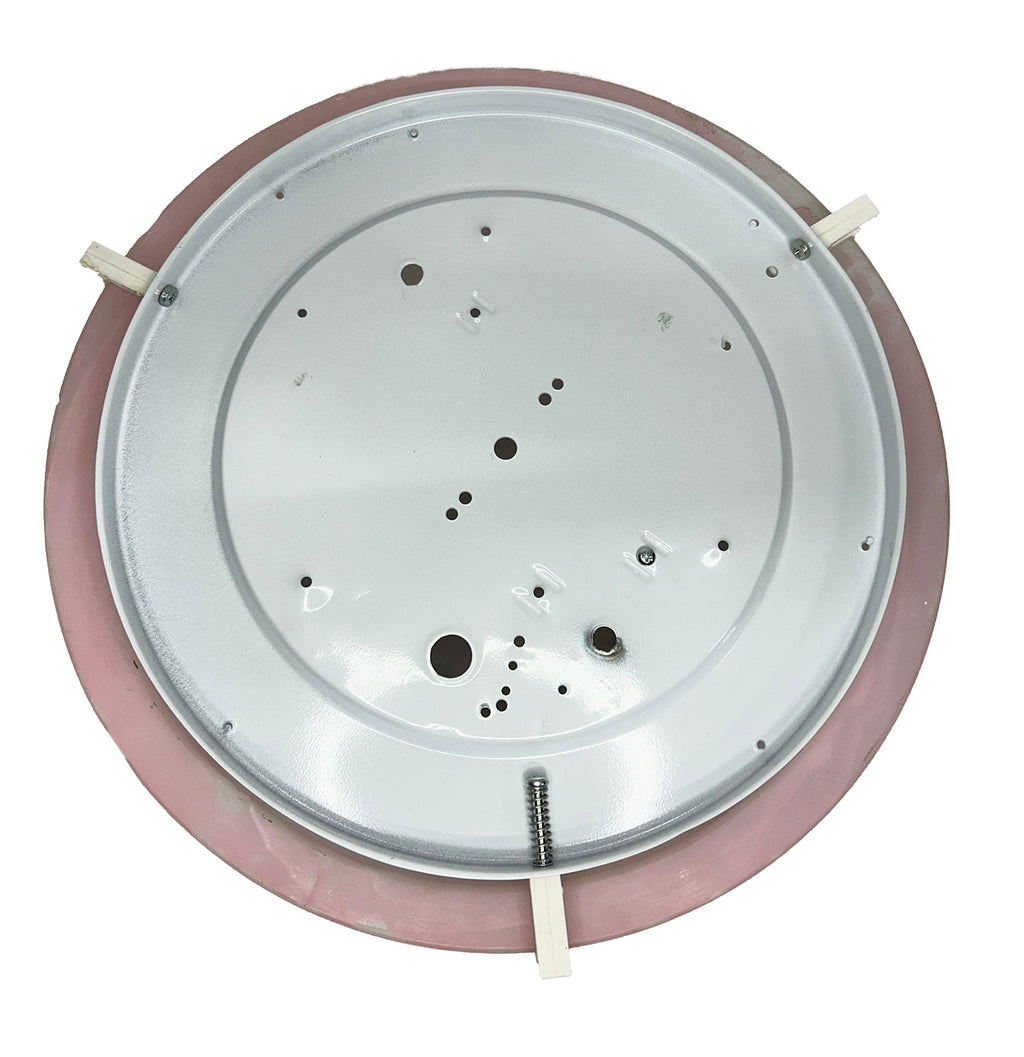 Plafoniera da soffitto classica in vetro rotonda decorata camera da letto, sala da pranzo, cucina, bagno, ingresso (TENDA ROSA)