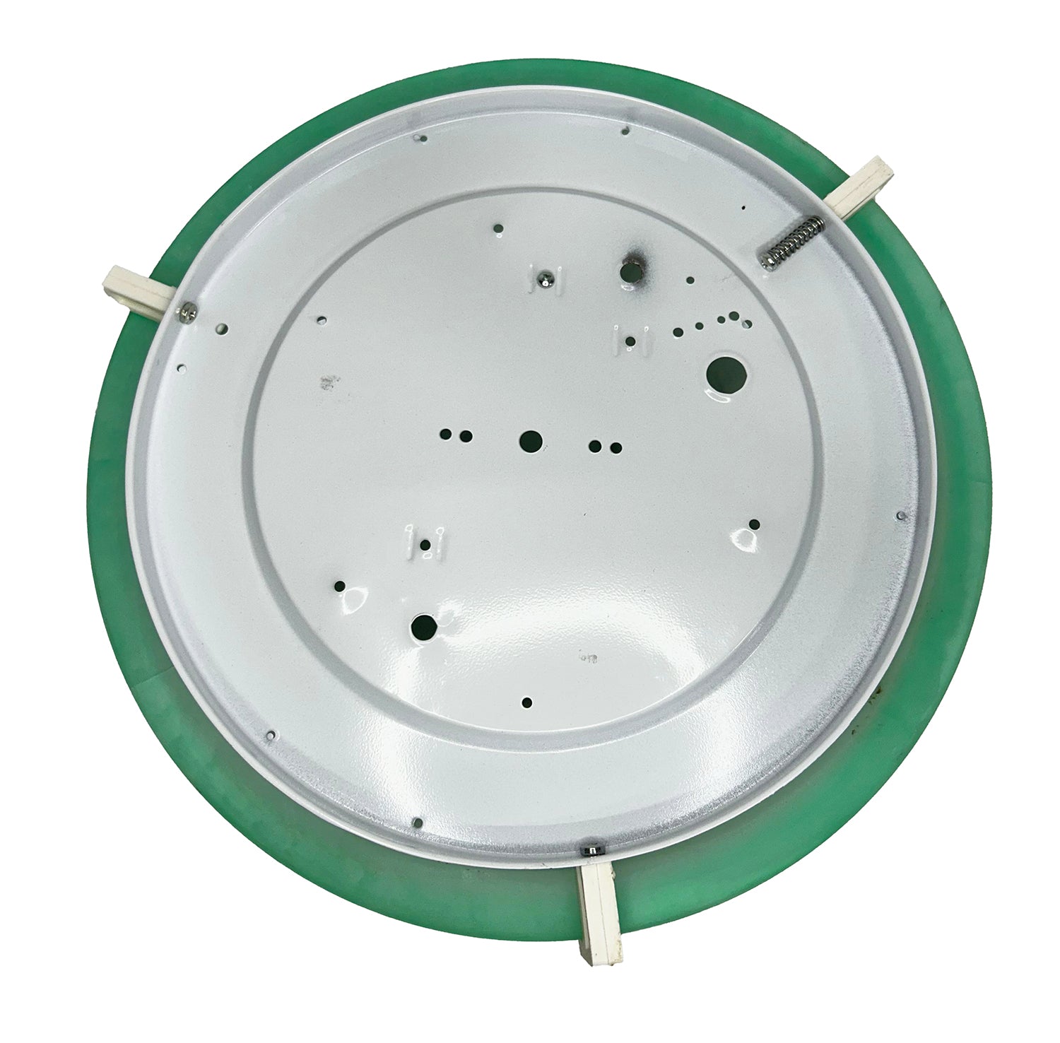 Plafoniera da soffitto classica in vetro rotonda decorata camera da letto, sala da pranzo, cucina, bagno, ingresso (TENDA VERDE)