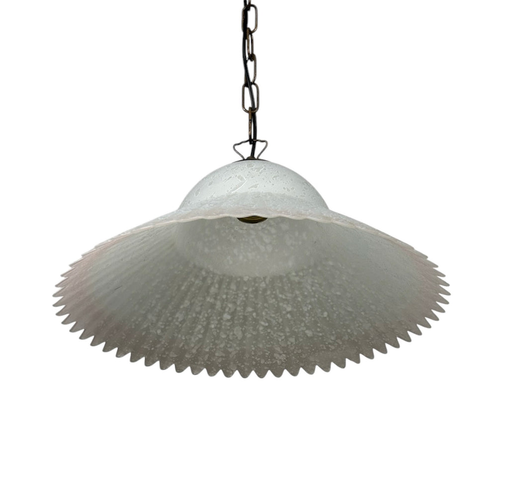 Lampadario a Sospensione Ingresso Classico in Vetro, 1 Luce, per Cucina, Bagno, Camera, Soggiorno, Scala, Corridoio art. zoe (ROSA)