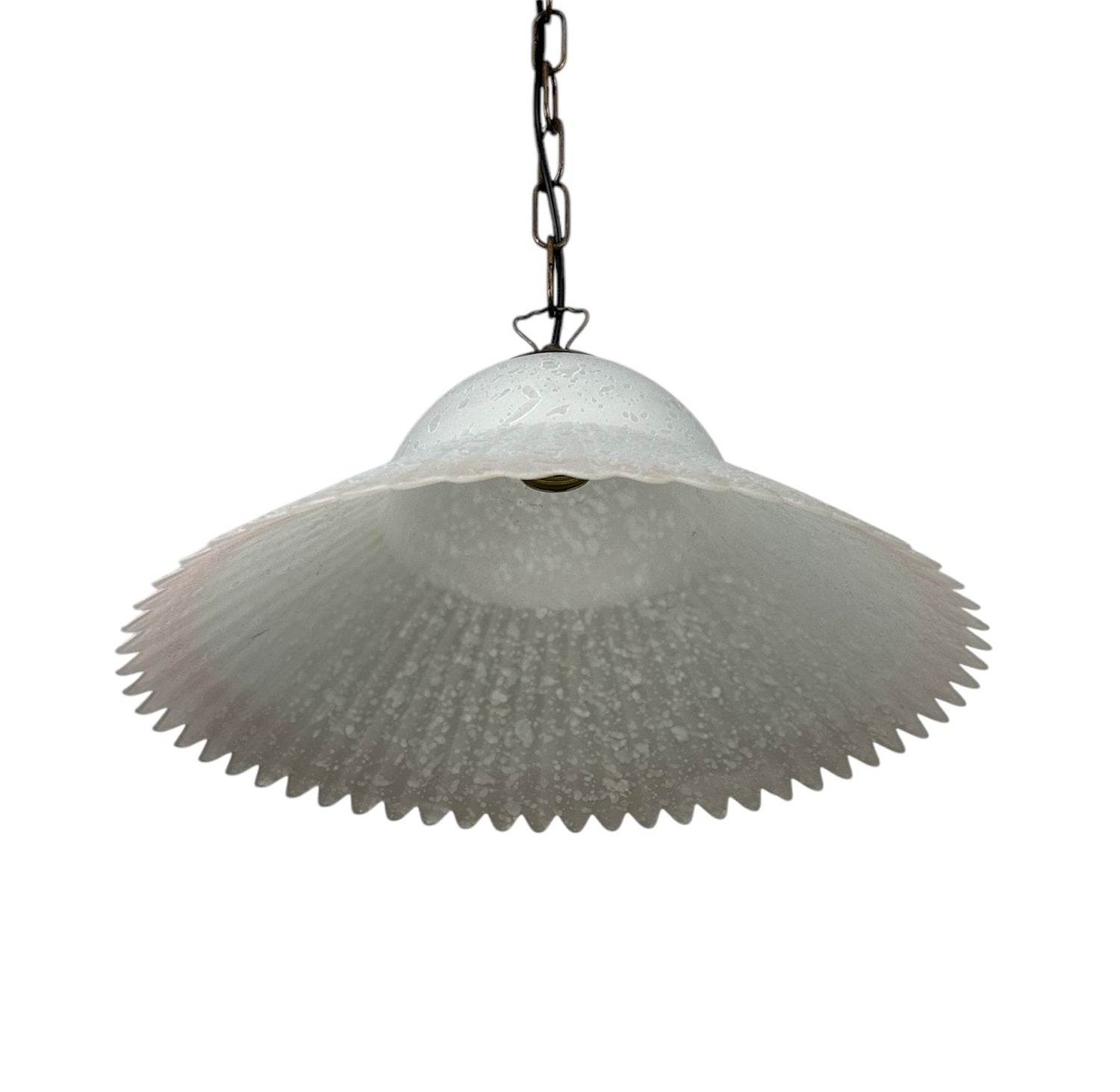 Lampadario a Sospensione Ingresso Classico in Vetro, 1 Luce, per Cucina, Bagno, Camera, Soggiorno, Scala, Corridoio art. zoe (ROSA)