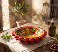 Decorative Pine Cone Bowl in Caltagirone Hand-Decorated Ceramic 02
