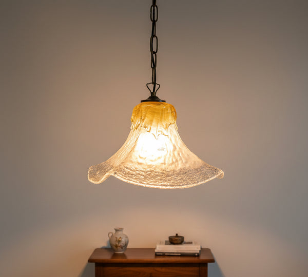 Lampadario a Sospensione Classico in Vetro Di Murano, 1 Luce, per Cucina, Bagno, Camera, Soggiorno, Scala, Corridoio art. andres