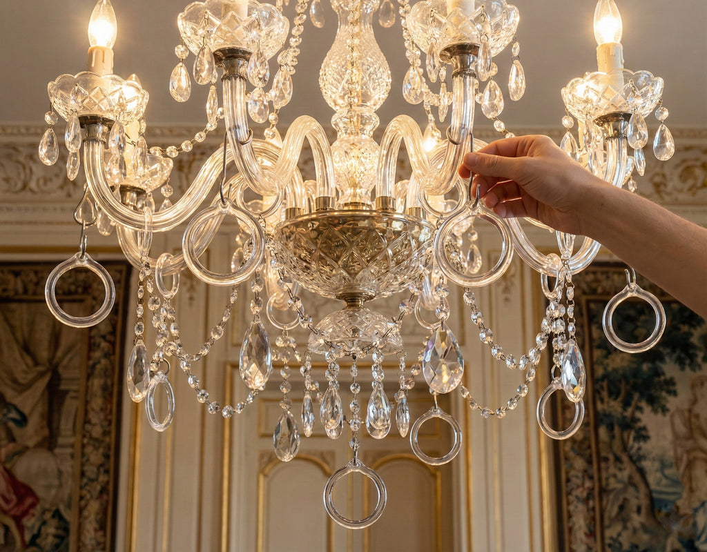 Set 10 pezzi anello in cristallo per lampadario applique ricambio lampadario applique