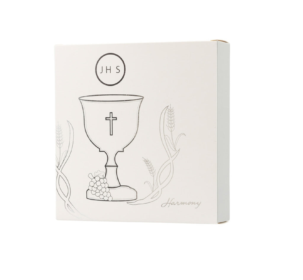 Porta foto calice in legno decorato con glietter comunione bambino bambina Harmony ARCM24022AB