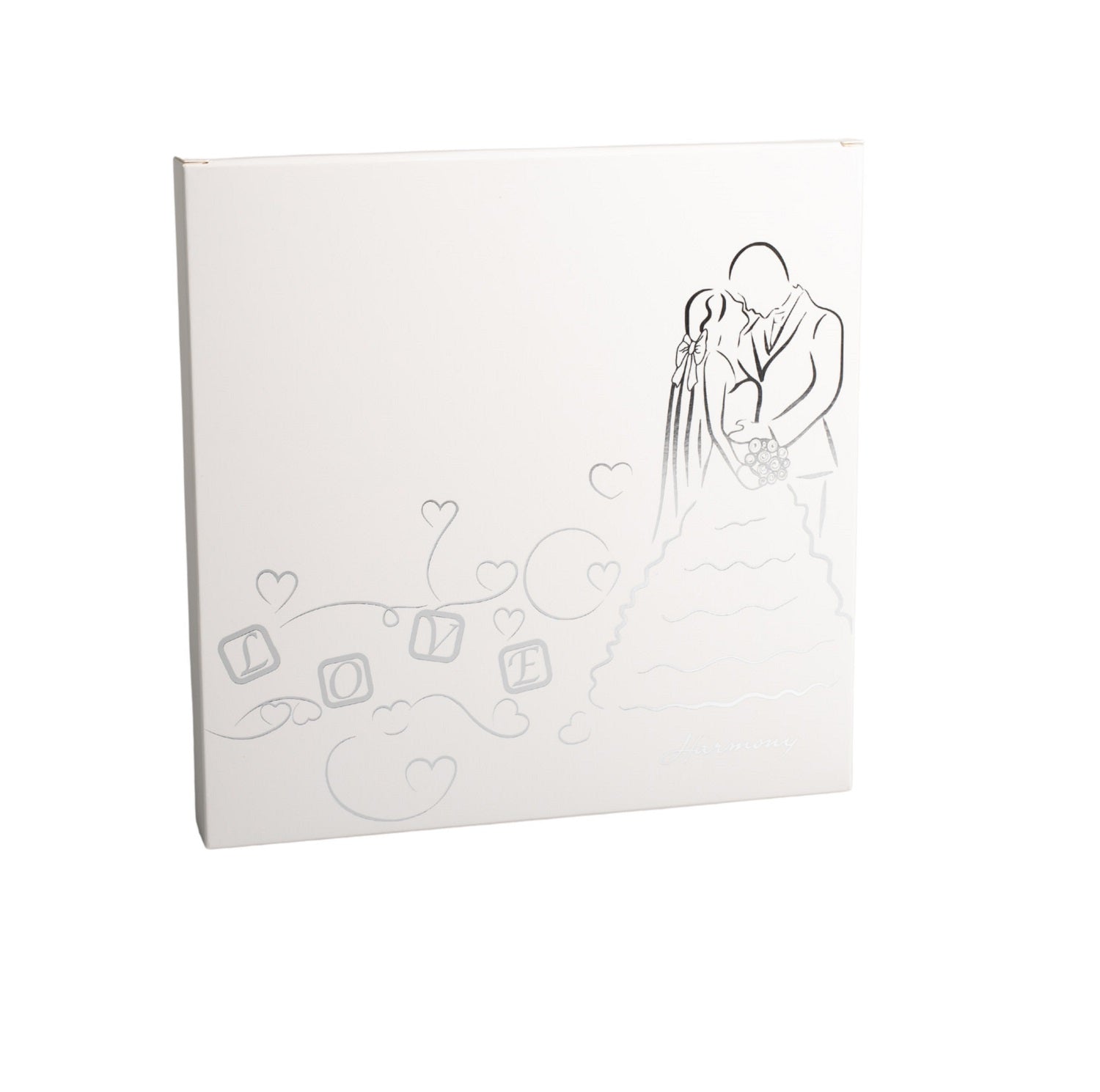 Porta foto cuore in legno bomboniera per ricorrenze, regalo, matrimonio Harmony ARMT25220