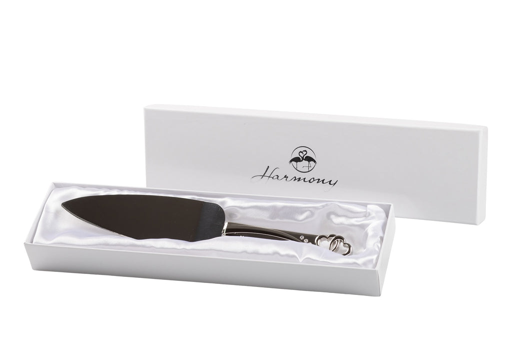 Pala silver per torta bomboniera per matrimonio, ricorrenze, Harmony ARMT26016