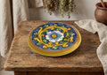Sottopentola in ceramica decorata a mano da ceramisti siciliani barocco art 19
