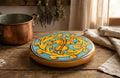 Sottopentola in ceramica decorata a mano da ceramisti siciliani gianluca art 19