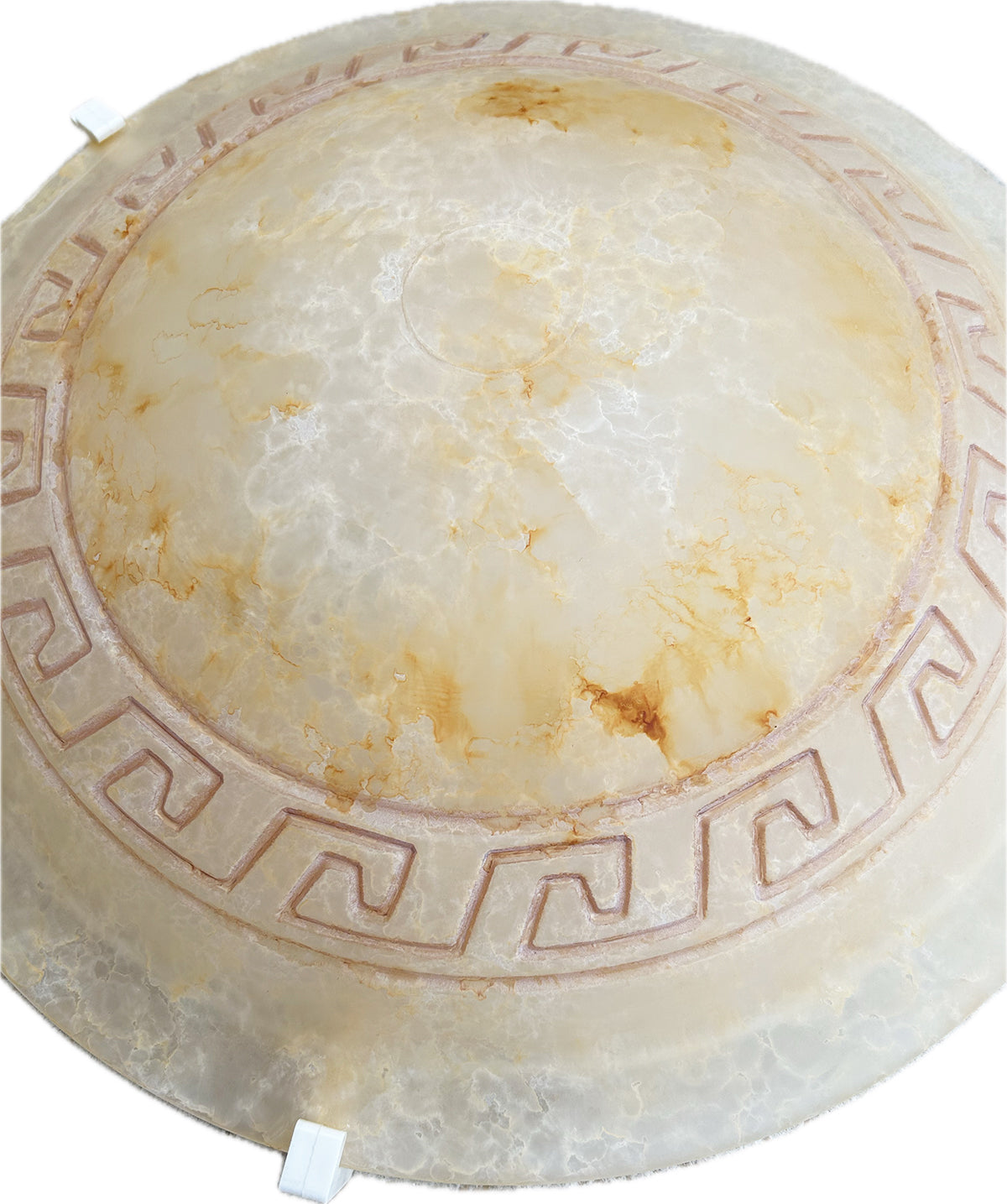 Plafoniera da soffitto classica in vetro rotonda decorata marmo camera da letto, sala da pranzo, cucina, bagno, ingresso D 40 cm