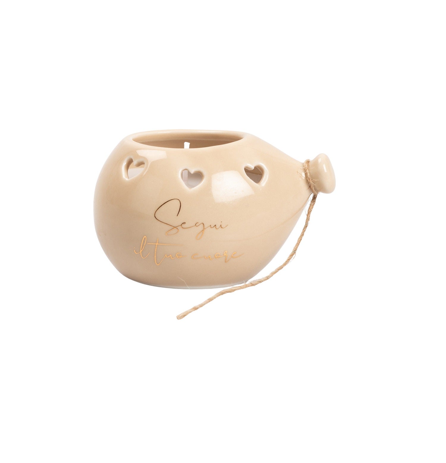 Porta candela palloncino tortora bomboniera per matrimonio, battesimo, comunione, cresima Harmony PRCM26148