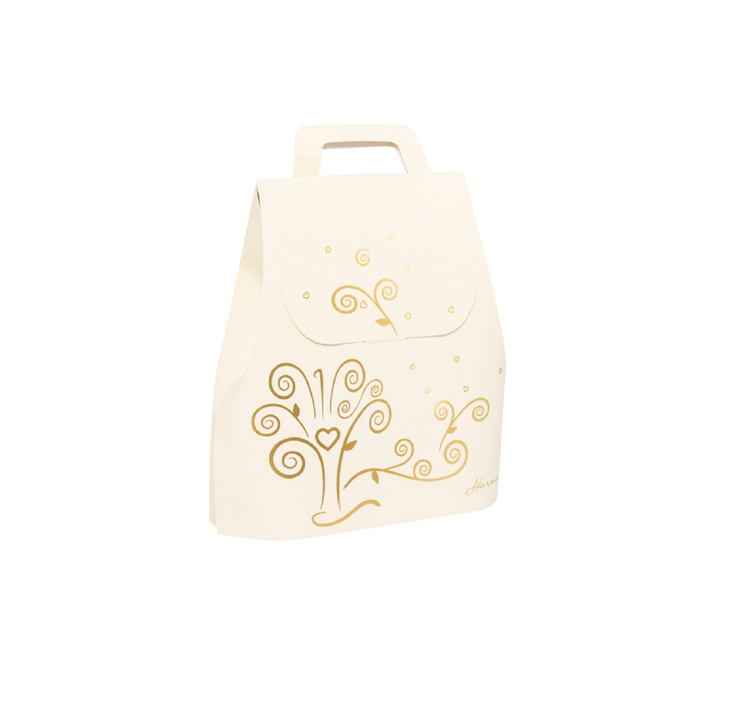 Bomboniera matrimonio profumatore con bastoncini e led cuore in porcellana bianco e tortora harmony PRMT23023