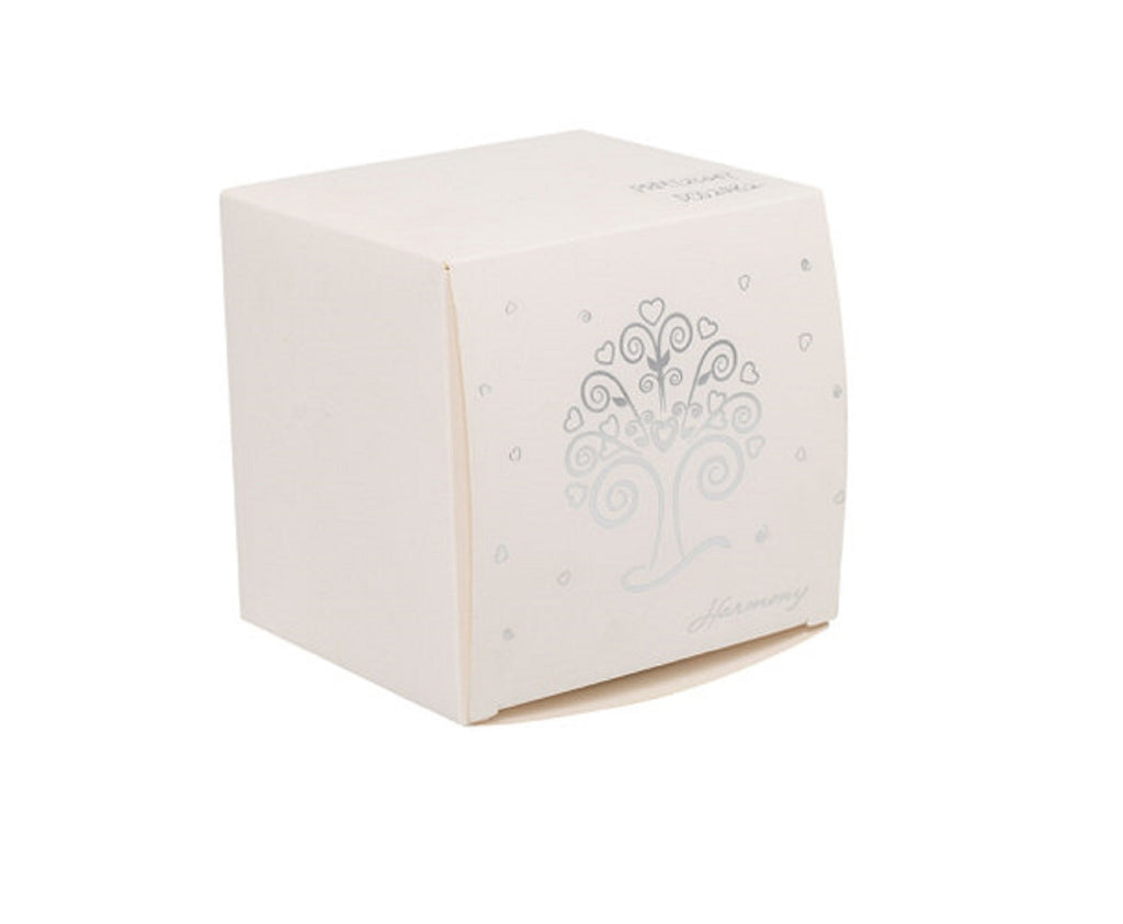 Bomboniera matrimonio teiera in porcellana con decorazione albero della vita harmony PRMT23260