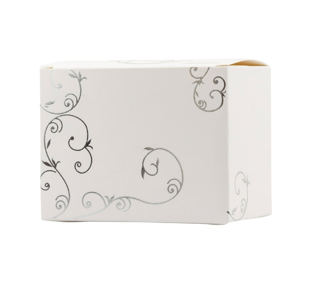 Bomboniera matrimonio set 2 tazzine da caffè in porcellana con decorazione bianco harmony PRMT24030