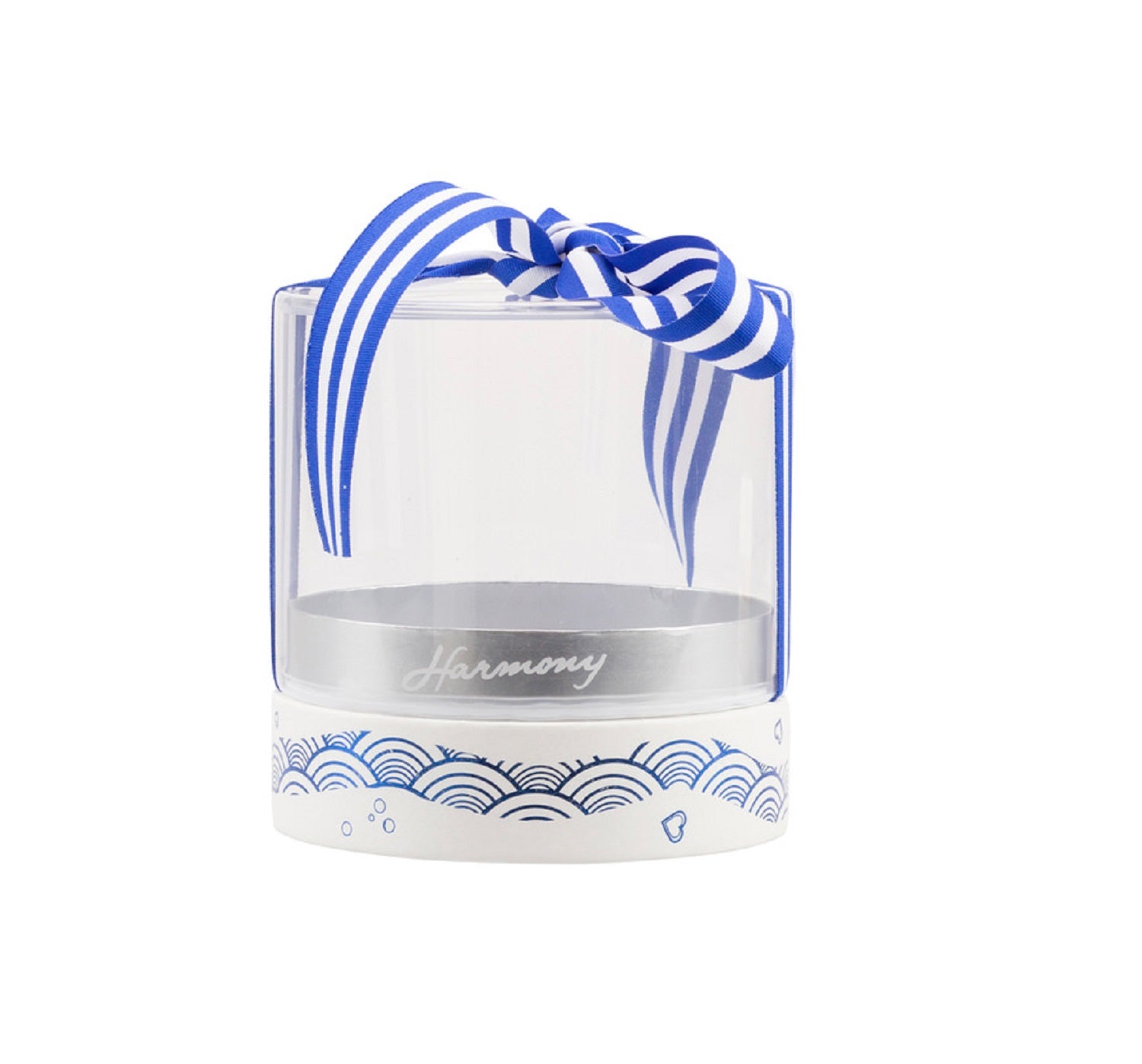 Bomboniera matrimonio profumatore anemone in porcellana blu con sfumatura harmony PRMT24131