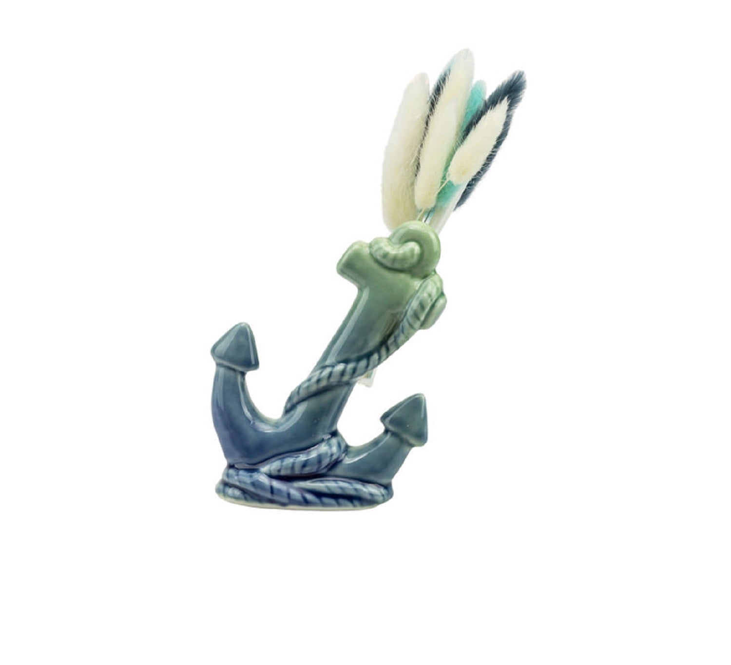 Bomboniera matrimonio profumatore ancora in porcellana blu con sfumatura harmony PRMT24132